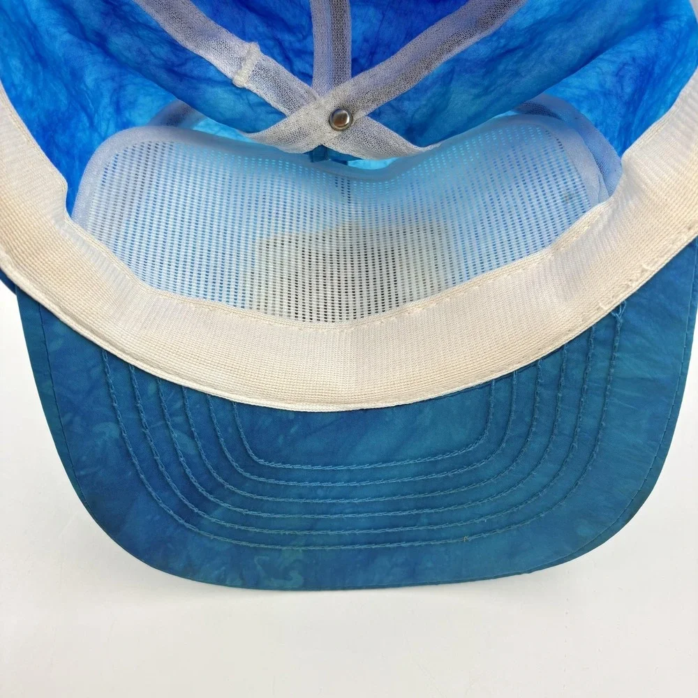 Vintage Camel Joe Camel Blue Nylon Adjustable Snapback Hat Cap‎ Smooth Character